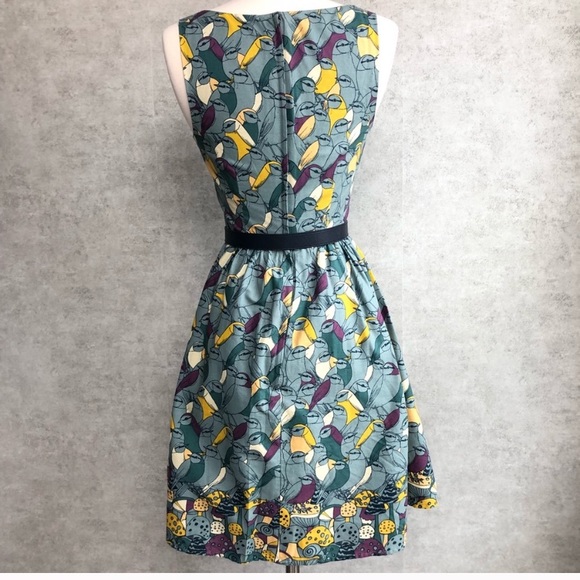 ModCloth Thrill a Mockingbird Green Dress - Picture 2 of 2